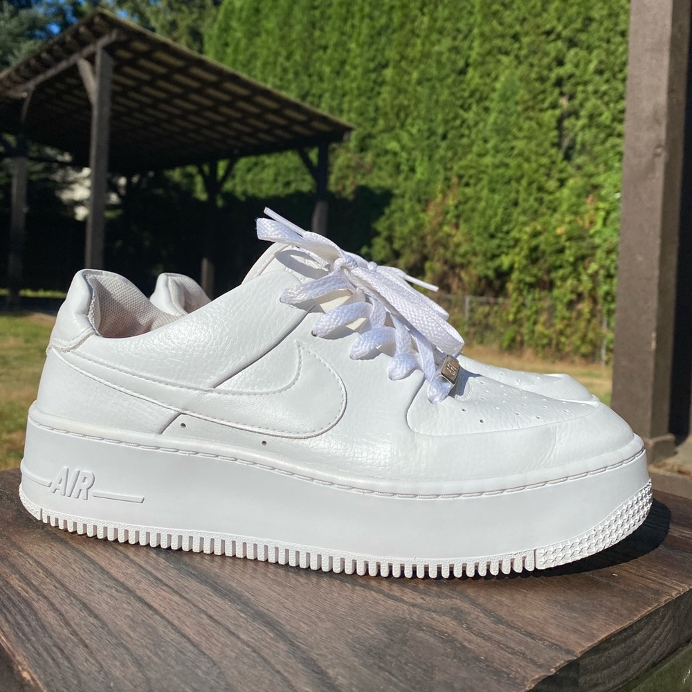SOLD AF1 sage low triple white